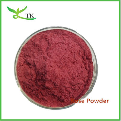 Extrait végétal naturel en poudre Soluble dans l'eau Poudre de pétales de rose Poudre de rose