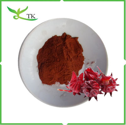 Poudre de roselle 100% naturelle, soluble dans l'eau, poudre de fleurs d'hibiscus, poudre d'extrait de roselle