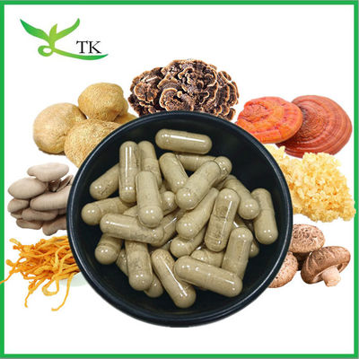 Vente en gros de champignons en poudre en capsules en vrac