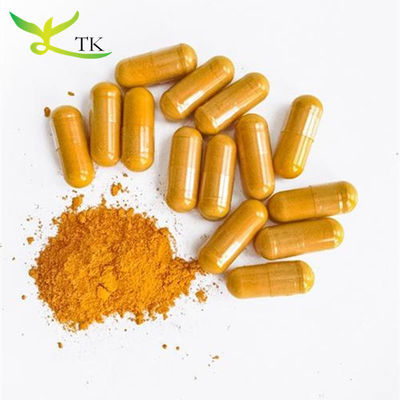 100% d'extrait de racine de thermère naturelle de curcumine en poudre Supplément en capsules de curcumine