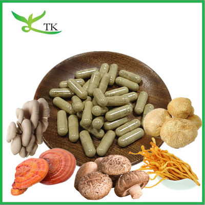 Prix en gros Poudre d'extrait de champignon naturel OEM 8 en 1 Capsules de champignons à vendre