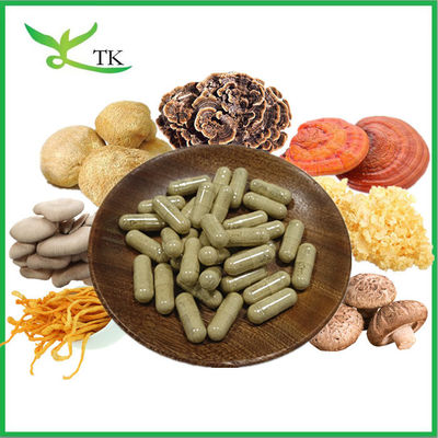 Prix en gros Capsules de champignons en vrac Suppléments d'extrait de champignons complexes