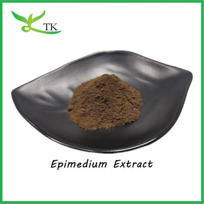 Prix de gros Extrait d'épimédium naturel en poudre Icariine 5% 10%