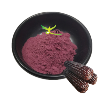 Extrait de maïs violet naturel à 100% Anthocyanes 5%~25% Poudre d'extrait de graines de maïs violet Qualité alimentaire