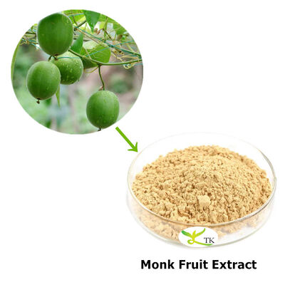 Extrait de fruit de moine pur naturel Luo Han Guo Extrait de fruit de moine en poudre 50% 80% Mogrosides naturels zéro calorie Alternative au sucre