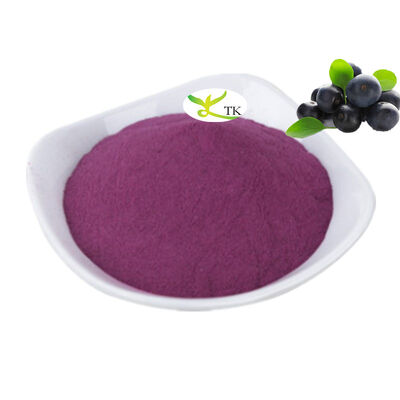Poudre de jus de myrtille soluble dans l'eau, 100% naturelle, qualité alimentaire, poudre de fruits de myrtille